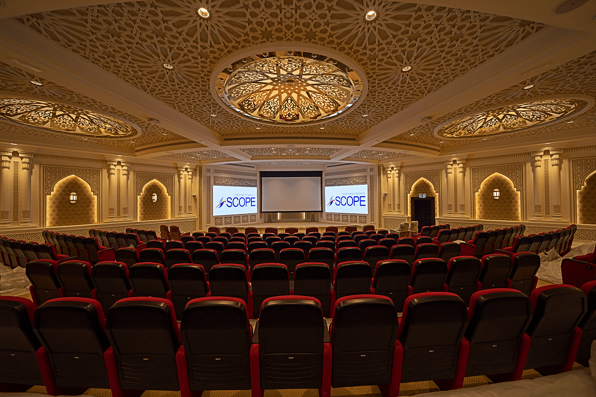 Integrated theatre audio visual installation