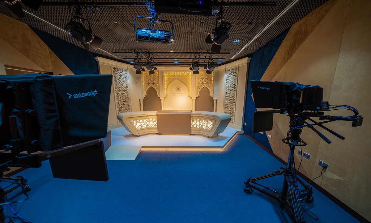 SCOPE broadcast news studio installation