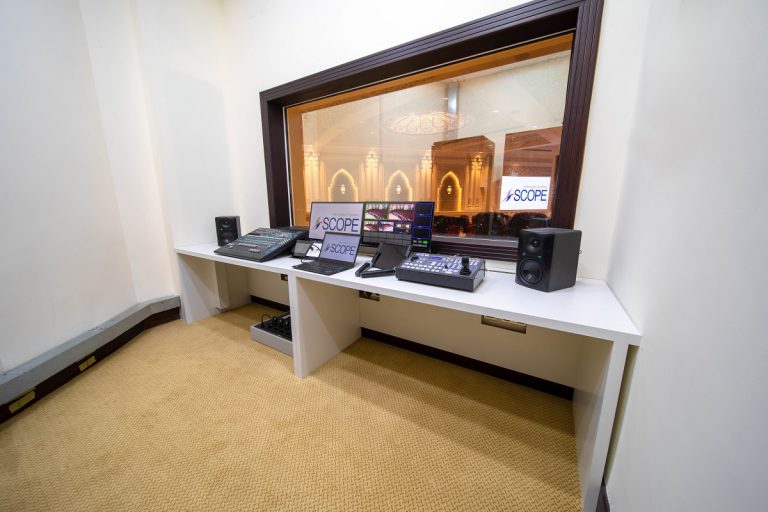 Audio visual control room